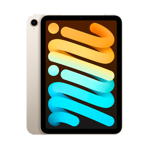 Планшет Apple iPad mini 6 (2021) Wi-Fi + Cellular 64GB, Starlight (Сияющая звезда)