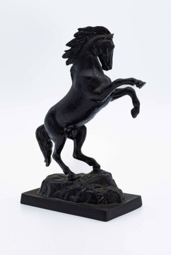 Конь, вставший на дыбы. Касли. 1987. Чугунное литьё. Высота - 22 см