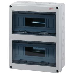 Корпус пластиковый навесной ЭРА SIMPLE КМПн-24 IP65 серый | Корпуса пластиковые