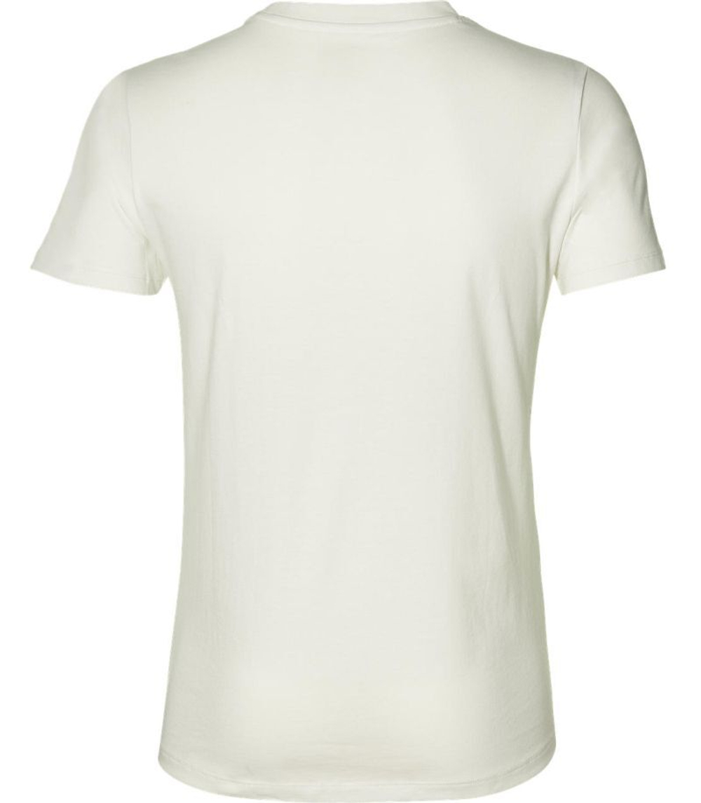 Мужская теннисная футболка Asics Big Logo Tee - brilliant white/performance black