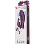 Фиолетовый вибратор-кролик Rasmussen - 19,8 см. (Цвет: фиолетовый)