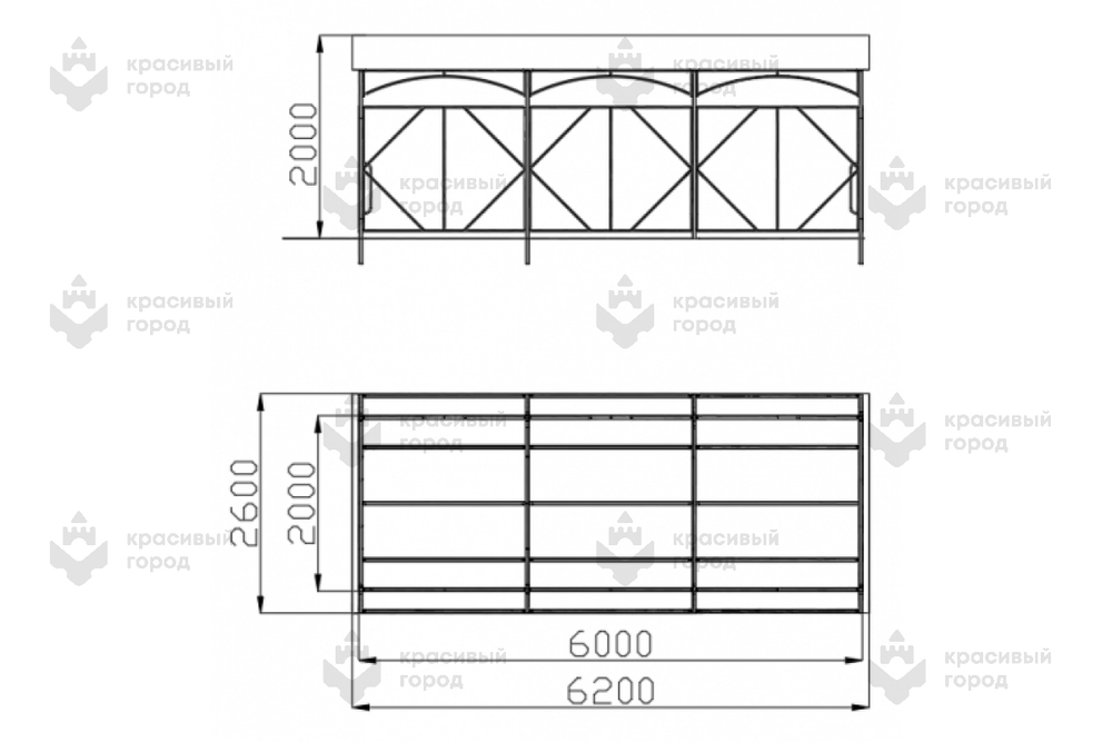 Навес для колясок тип-2