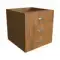 Тумба подвесная с 3-мя ящиками ТФ203, 400х542х400, орех