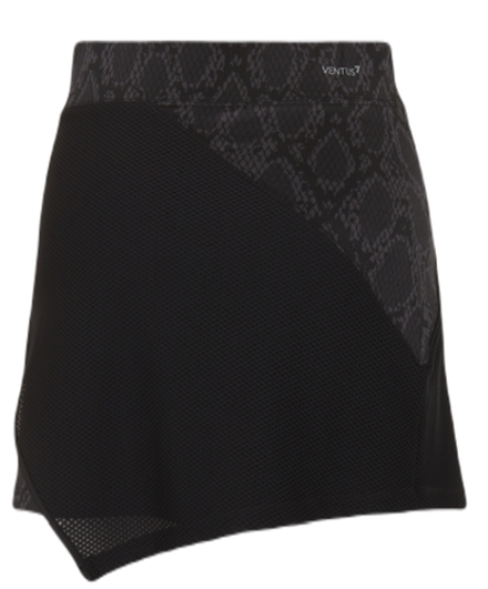 Теннисная юбка EA7 Woman Jersey Miniskirt - black python
