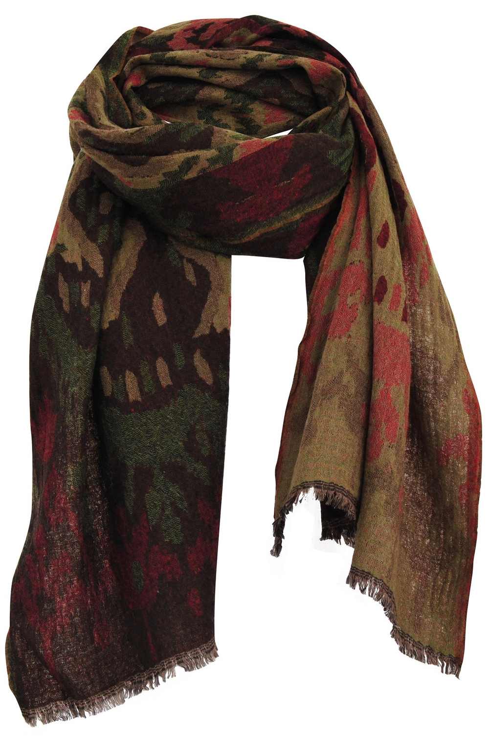 Шаль 65x220 Petrusse Ikat Foret IKAT_F