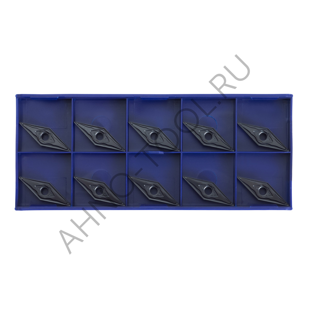 Пластина твердосплавная ISO VNMG160404-PMA ACP20B AHNO по стали, получистовая