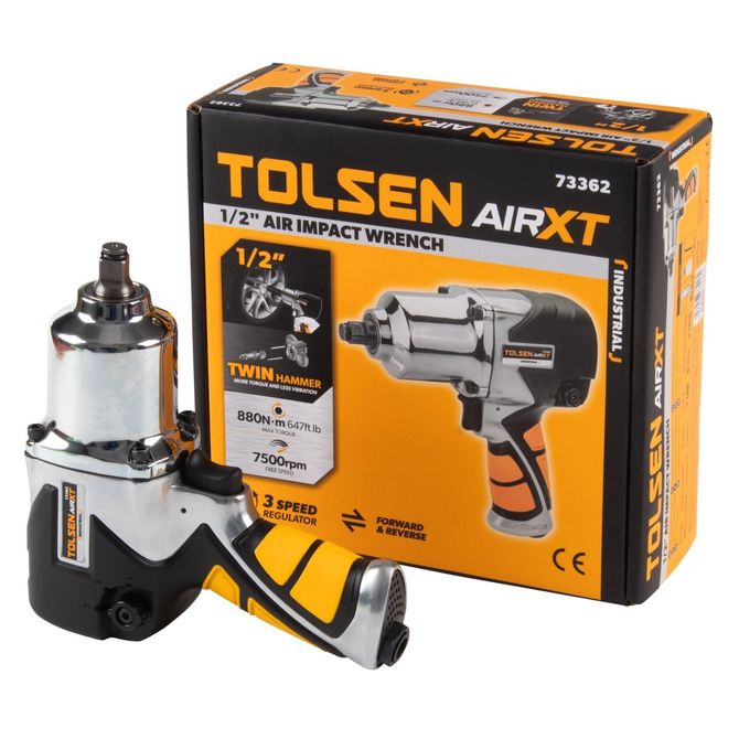 TOLSEN (TT85415P) Набор инструментов 157 предметов, "BOXER", в черной тележке, в комплекте гайковерт TT73362