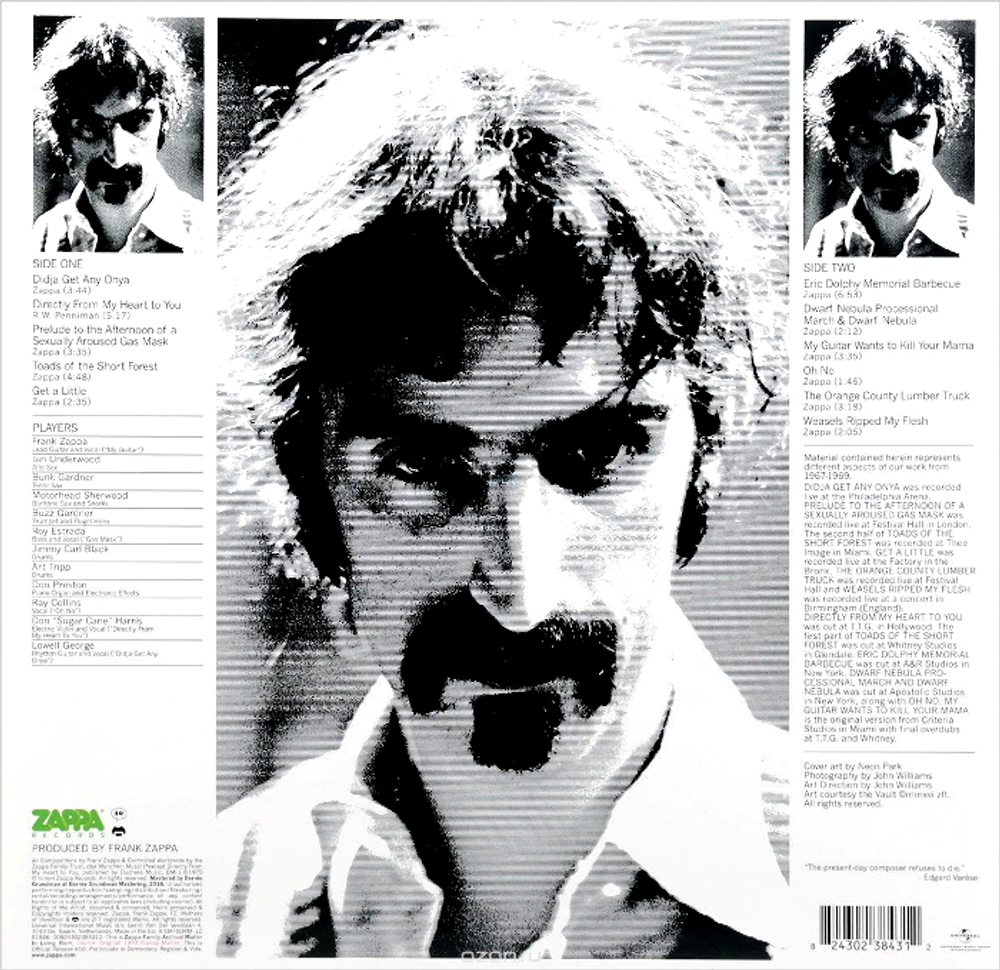 The Mothers Of Invention / Weasels Ripped My Flesh (LP)