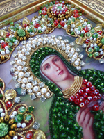 Ии-72 Набор для вышивания хрустальными камнями Святая Зинаида