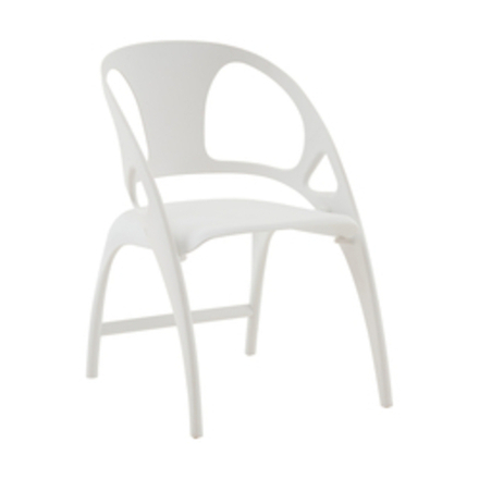 Стул складной Liara пластик белый