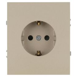 Розетка ЭРА Arktik 16-2101-04 с заземлением 2P+E Schuko 16А-250В шампань | Эра Arktik