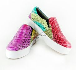 Слипоны из кожи питона SH-83