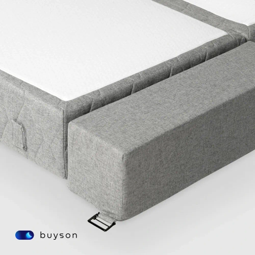 Бескаркасный диван-кровать c подлокотниками BuyDream Plus (серый)