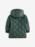 Куртка стеганая с флисовой подкладкой Next Q56-469, Зеленый