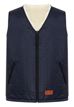 Домашний Жилет "СЕВЕРНЫЙ ПУТЬ" на меху из натуральной овечьей шерсти (Бежевый)