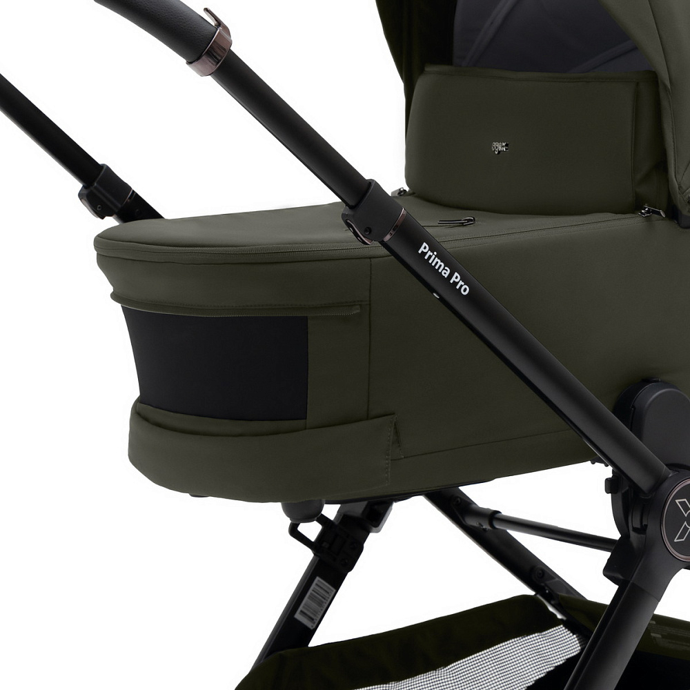 Коляска Agex Prima Pro 3 в 1 с автокреслом i-Safe S Black APF664 Green (Зеленый)