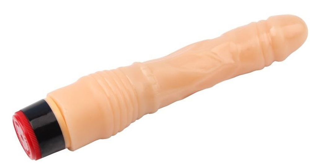 Телесный вибратор-реалистик 8.8” Vibe Cock - 21,5 см. (Цвет: телесный)