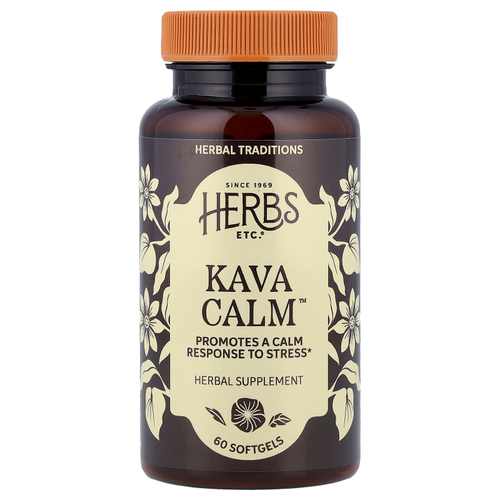 Herbs Etc., Kava Calm™, 60 капсул