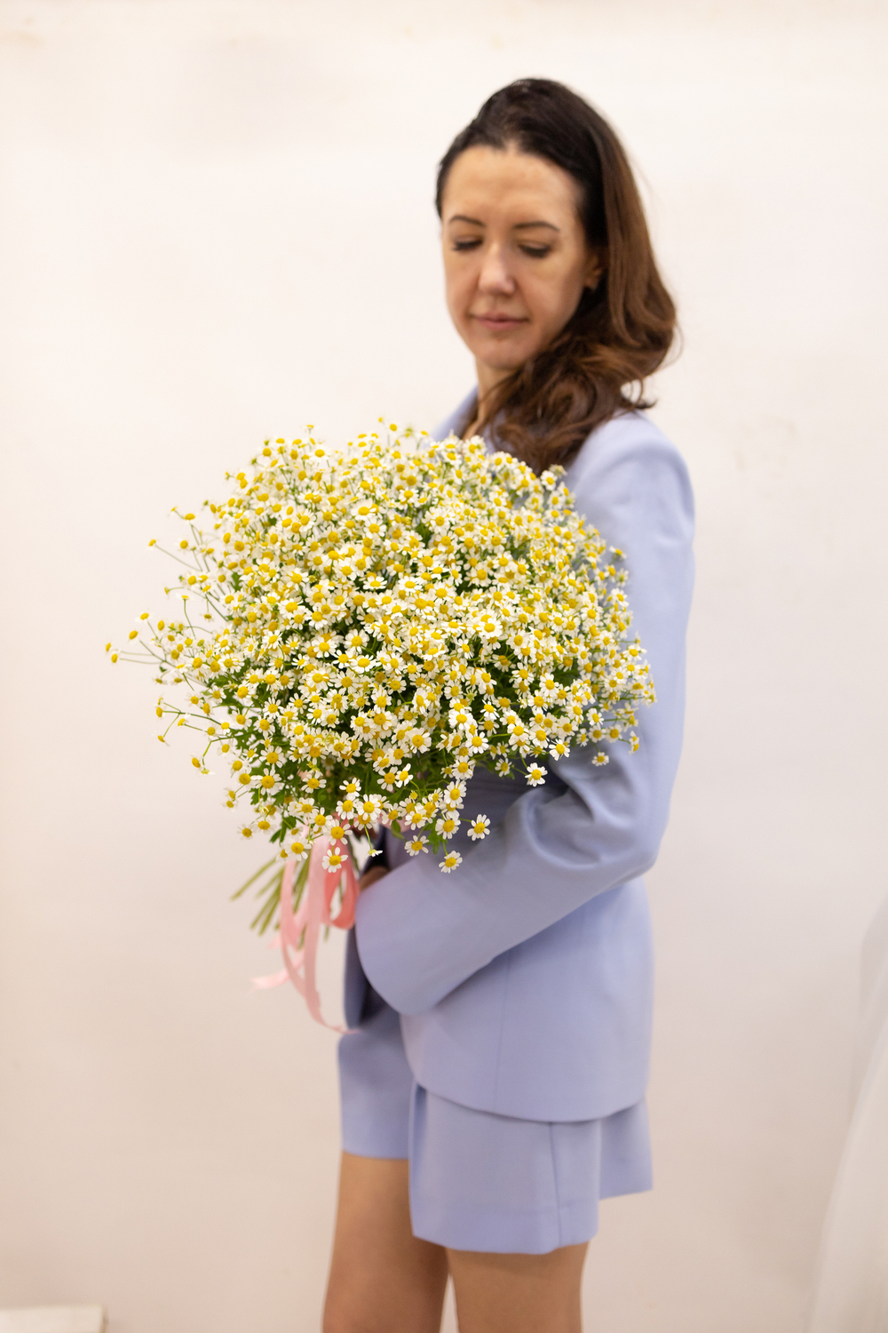 Букет мелких ромашек