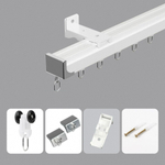 Карниз для штор, алюминиевый, потолочный и настенный монтаж