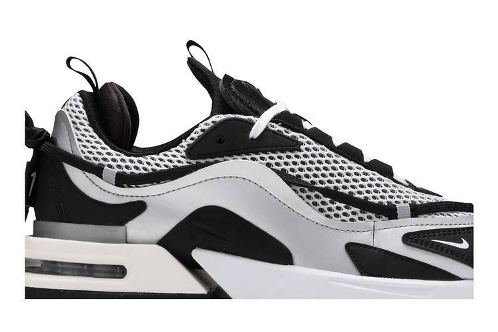 Кроссовки Nike Air Max Furyosa Nrg "Silver And Black" (Женская размерная сетка)