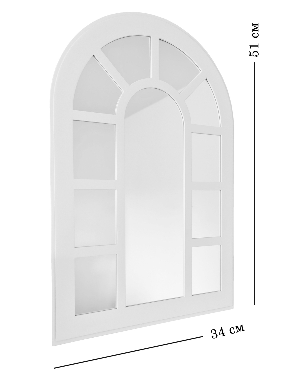 Зеркало интерьерное в стиле прованс 34*51 см