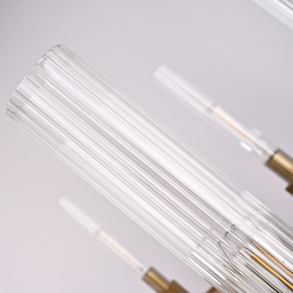 Люстра На Штанге Canelle Round Chandelier 8 Modern Brass By Imperiumloft