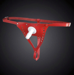 Красные трусики со штырьком (Размер: S-M-L) (Цвет: красный)