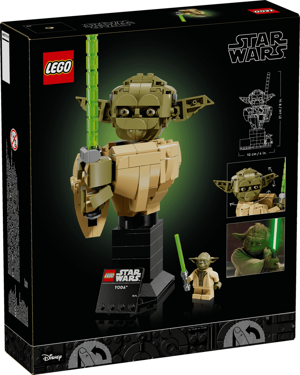 Конструктор LEGO Star Wars 75438 Yoda Bust