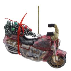 GAEM Украшение новогоднее "Мотоцикл", L12 W3 H7 см