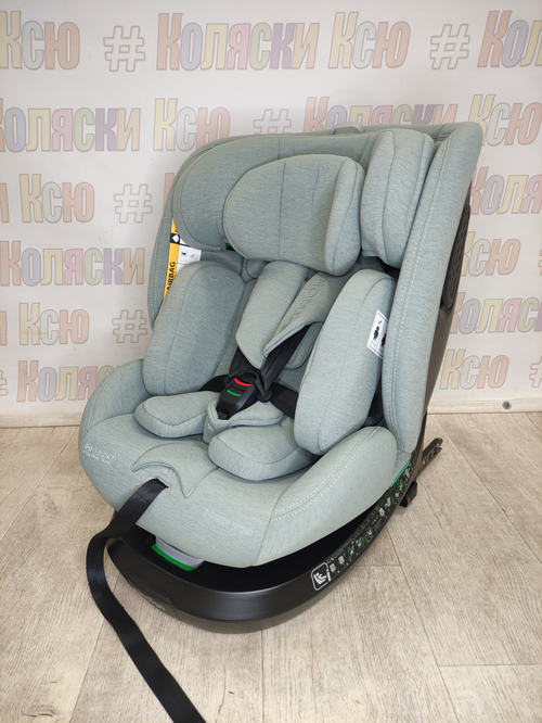 Автокресло детское Indigo E-Tron ISOFIX I-SIZE группа 0/1/2/3 (0-36) зеленый