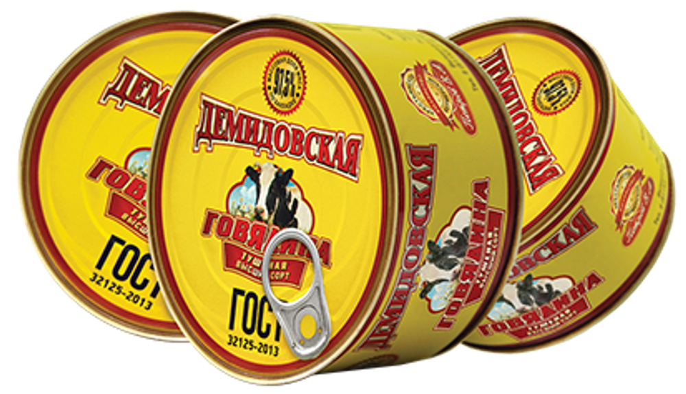 Говядина тушеная "Демидовская" 325 гр