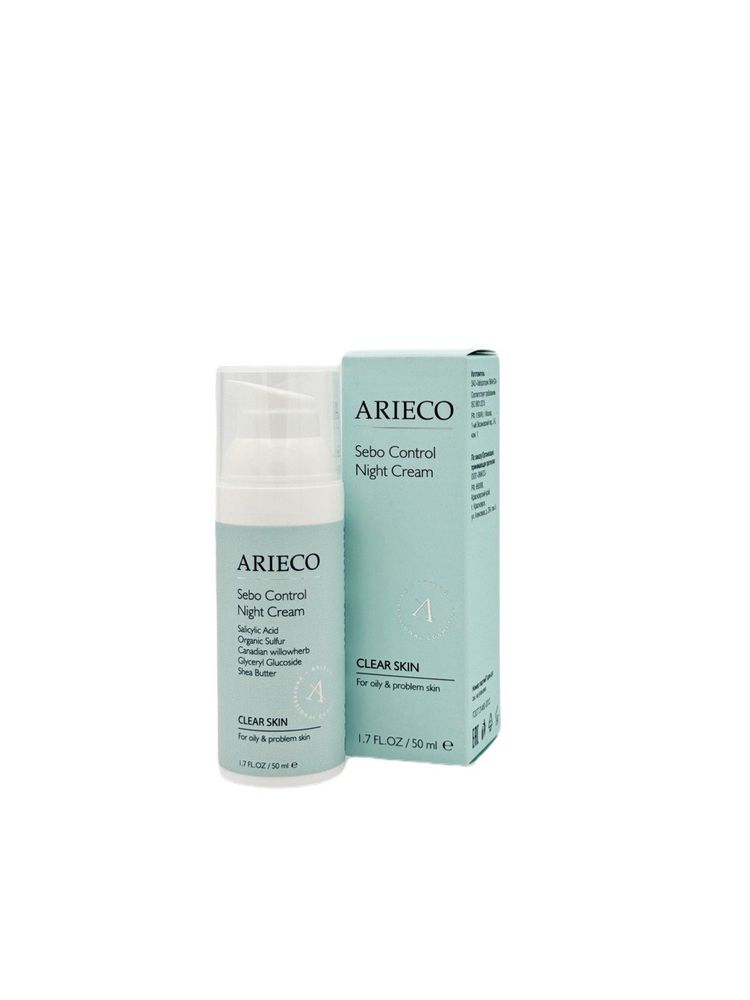 ARIECO SEBO СONTROL NIGHT CREAM CLEAR SKIN