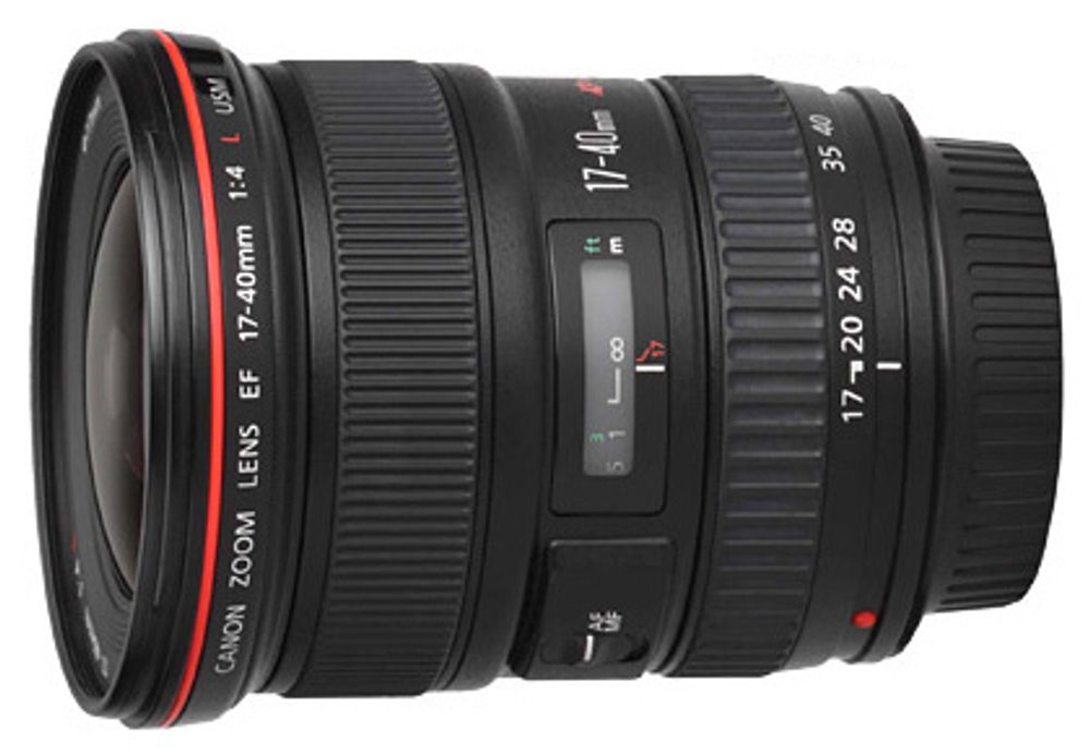 Объектив Canon EF 17-40mm f/4L USM, черный