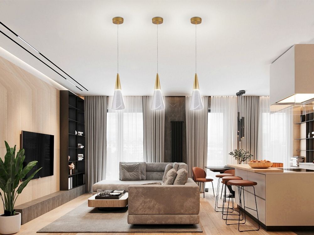 Подвесной светильник Natali Kovaltseva Triangle LED LAMPS 81117/1C