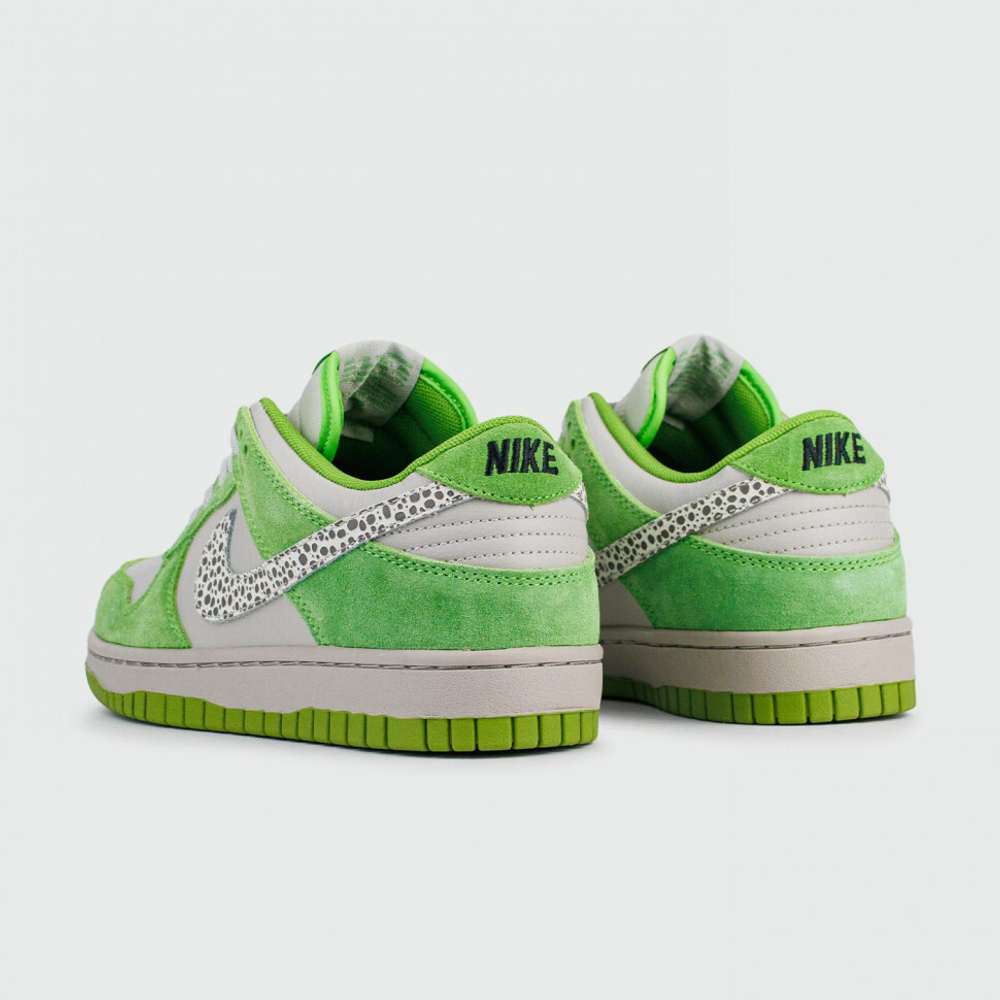 кроссовки Nike Dunk Low Green White Wmns