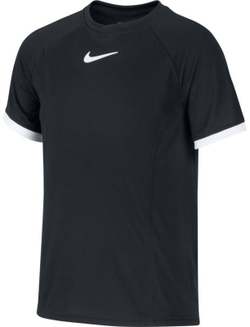 Футболка для мальчика теннисная Nike Court Dry Top SS B - черный