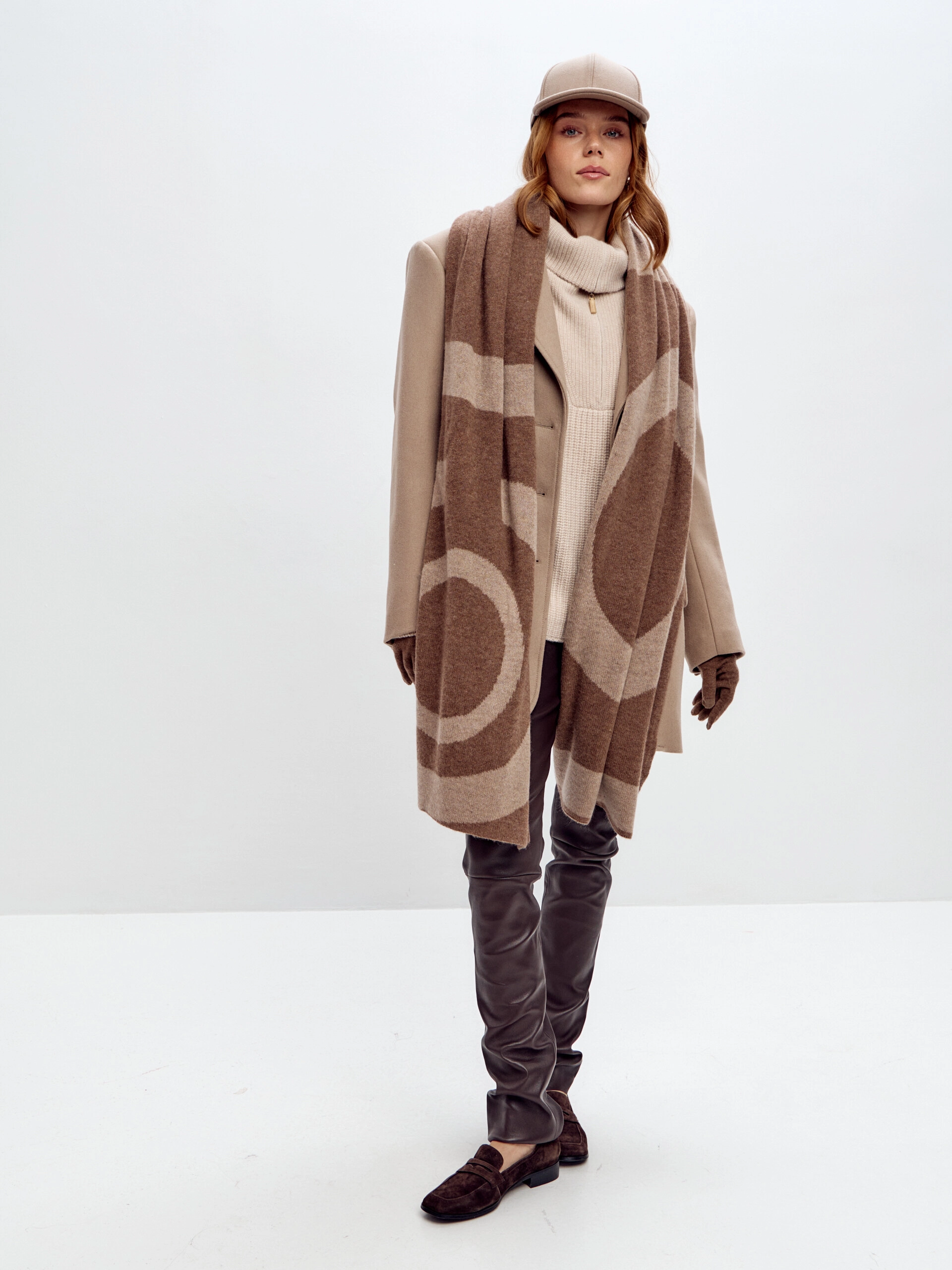 Кашемировый палантин