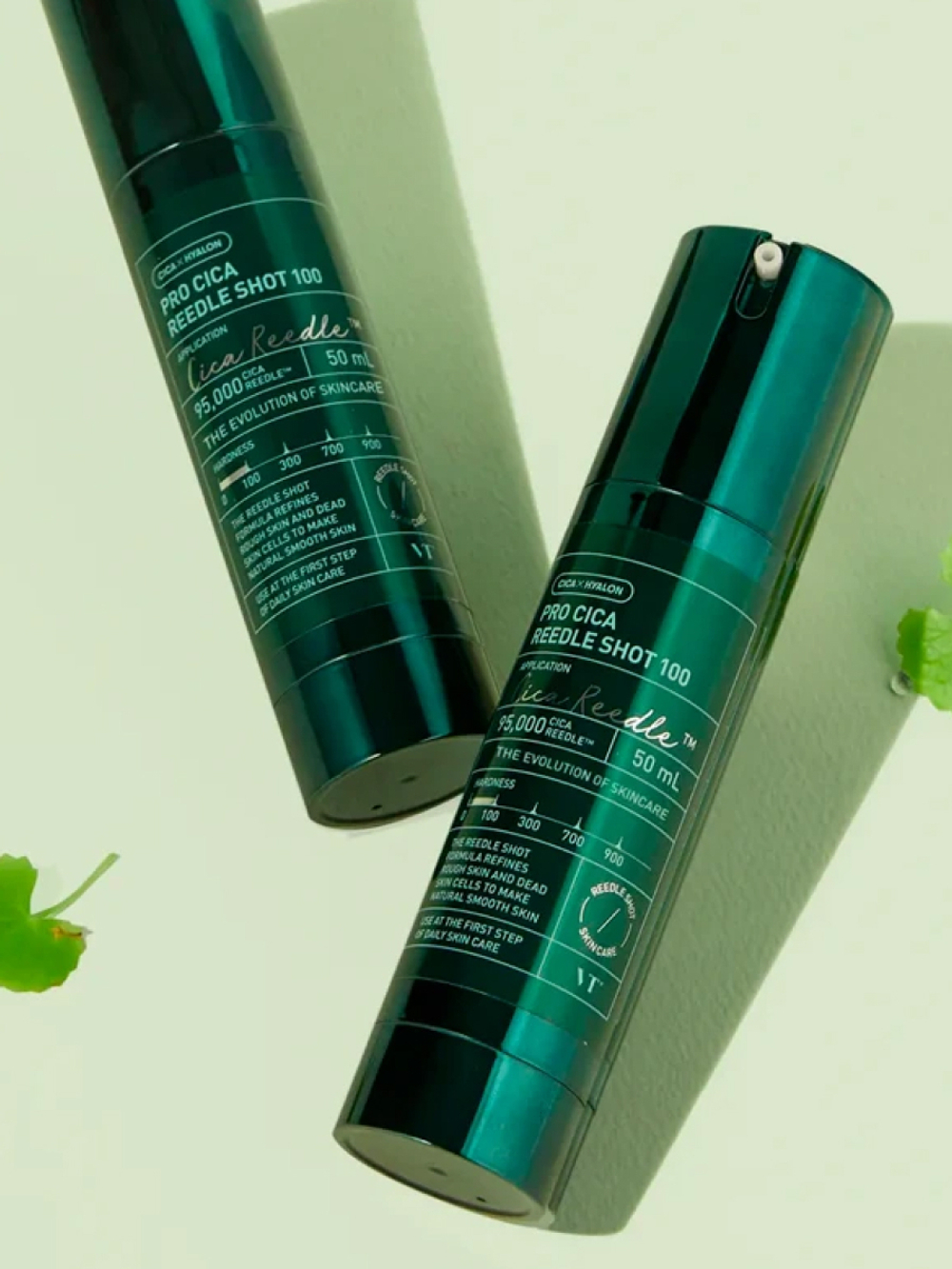 VT Cosmetics Бустер-сыворотка для чувствительной кожи для лица с микроиглами и экстрактом центеллы азиатской / Pro Cica Reedle Shot 100, 50 мл