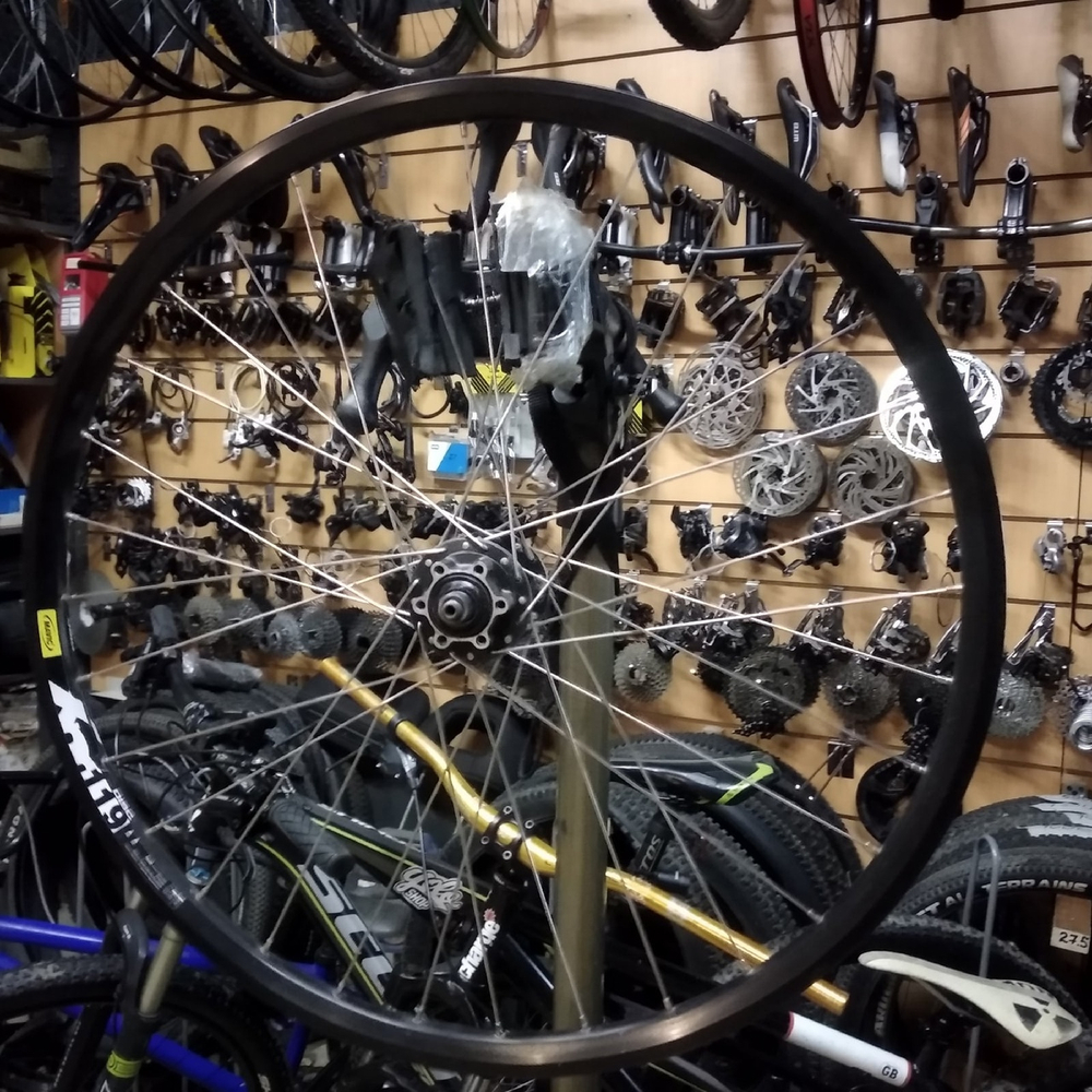 Переднее колесо 26" Mavic Xm119 Shimano FH-M475 10х100мм