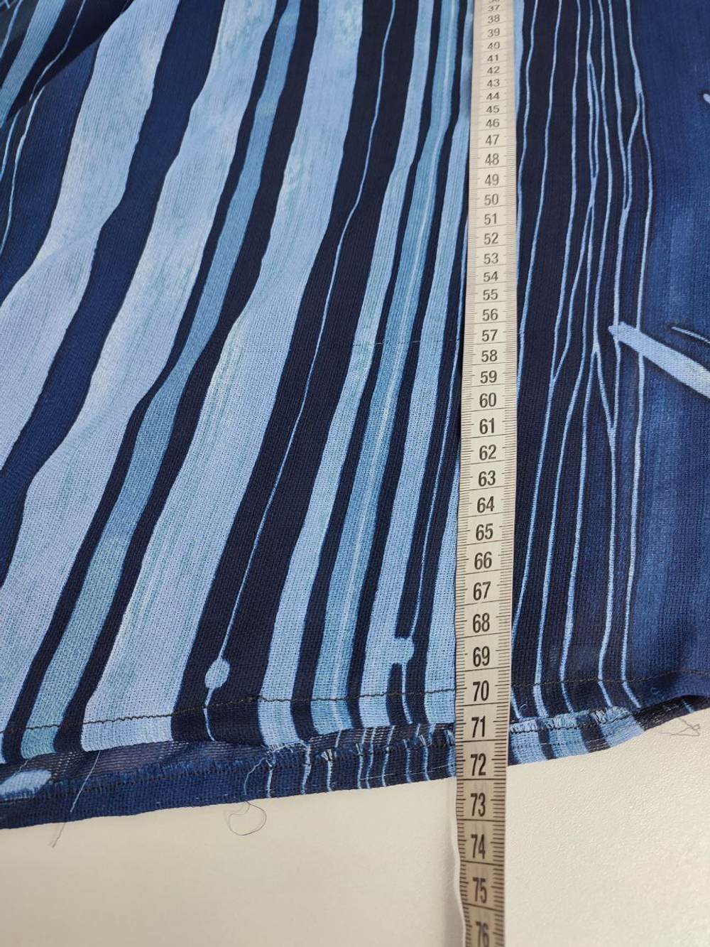 Юбка трикотажная в полоску 52 размер