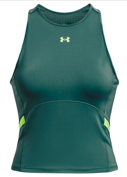 Женский топ теннисный Under Armour Armour Mesh Tank - Бирюзовый