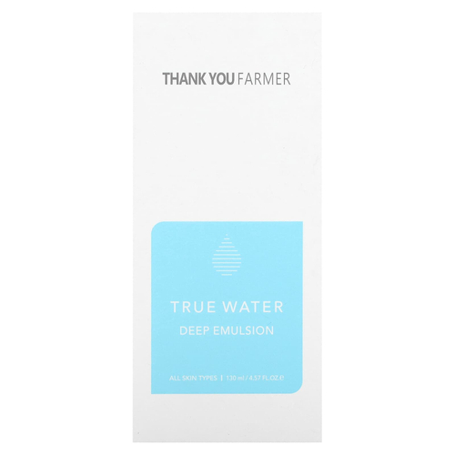 Thank You Farmer, True Water, эмульсия глубокого действия, 130 мл (4,57 жидк. унции)
