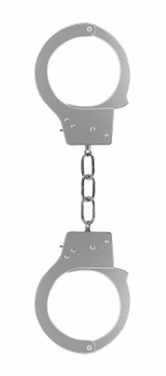 Металлические наручники OUCH! Metal (Цвет: серебро)