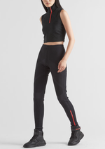 Топ Prada Linea Rossa из переработанного нейлона с молнией