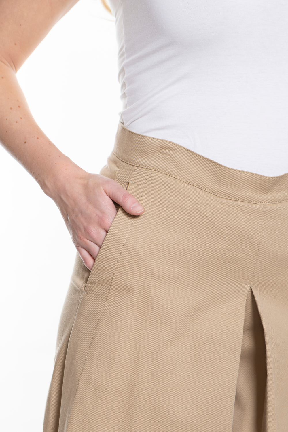 ШИРОКИЕ БРЮКИ ИЗ ХЛОПКА