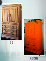 Краска для мебели, дерева и пластика матовая без запаха Гумвнутрянка 1 литр Озон