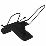 Подставка для книг и учебников BRAUBERG LINE+ металлическая черная европодвес (6 штук в упаковке)