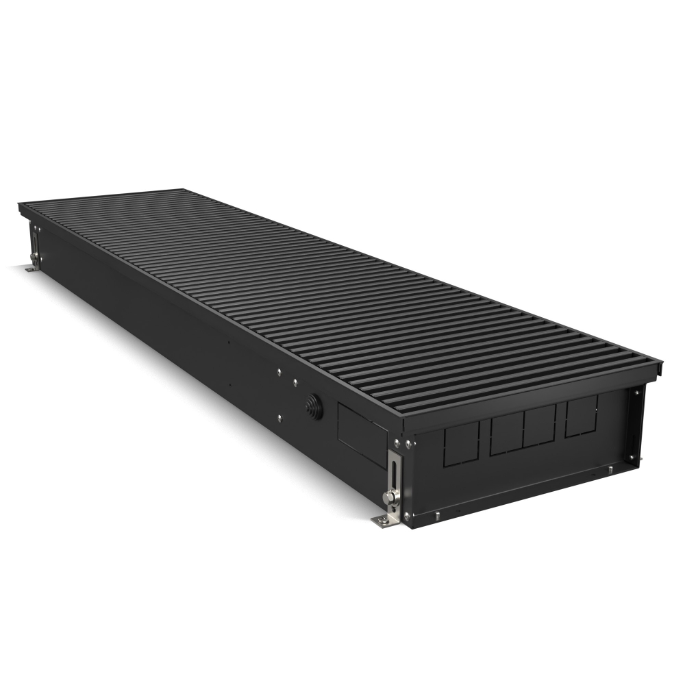 Конвектор внутрипольный Royal Thermo ATRIUM TURBO-110/300/900-DG-U-BL