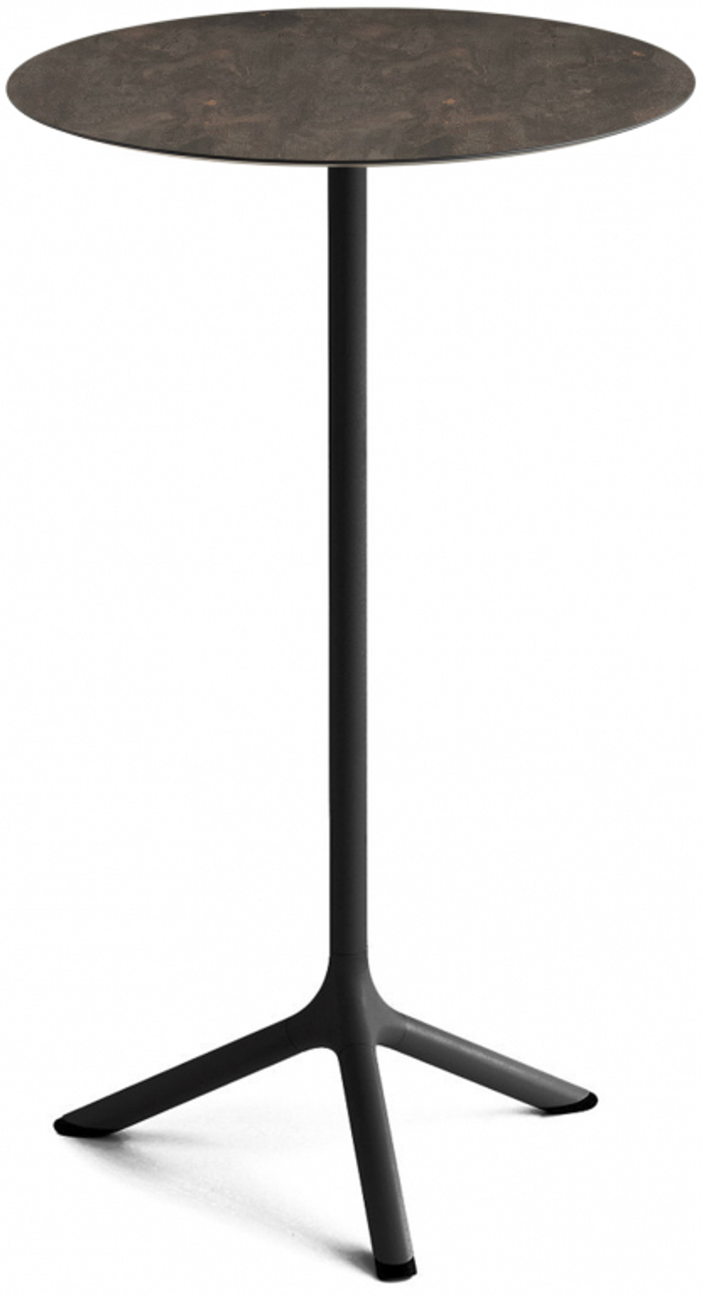 Стол ламинированный барный складной Scab Design Tripe Folding, черный, кортен